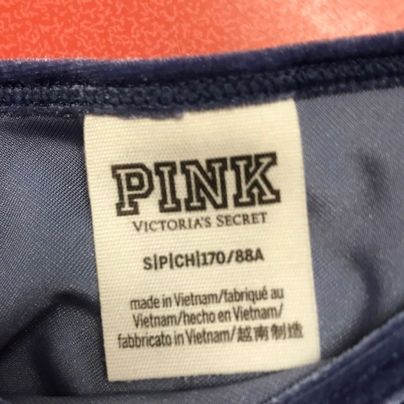 Cute velvet PINK tank top - Picture 2 of 2